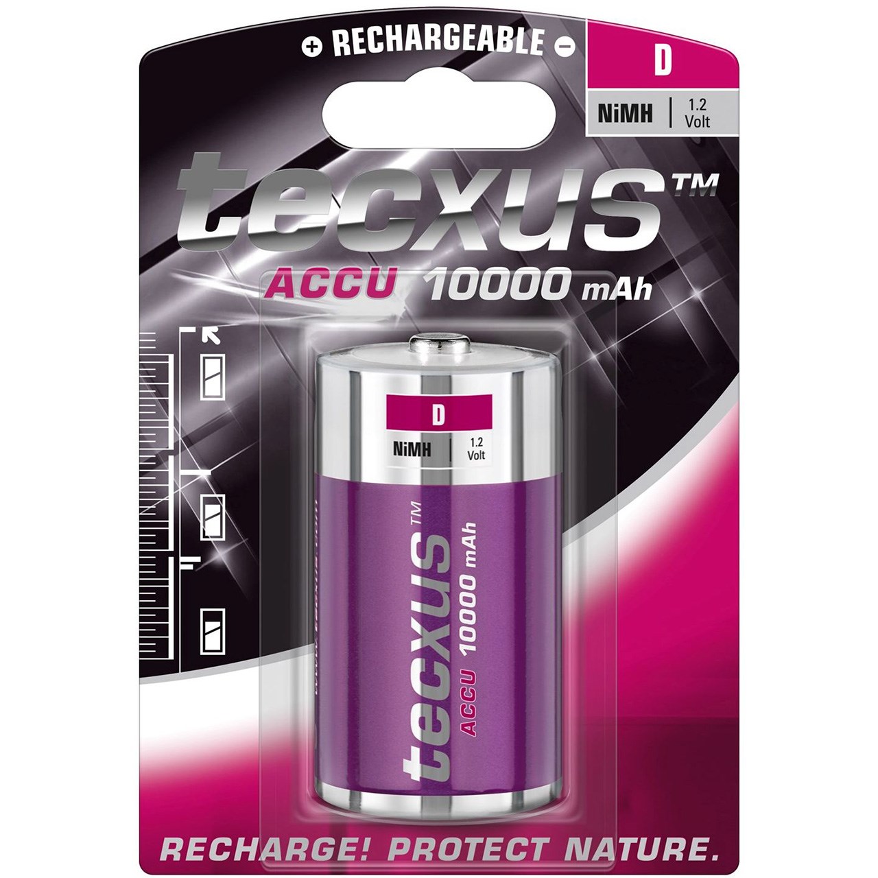 باتری قابل شارژ سایز بزرگ تکساس مدل Accu