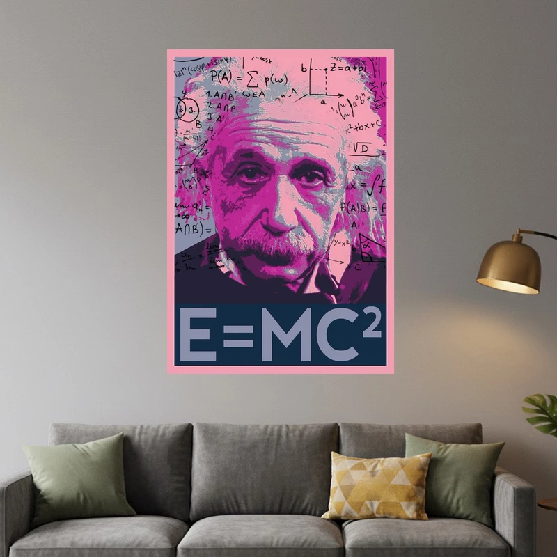 پوستر طرح فیزیک شخصیت آلبرت انیشتین مدل Einstein 11061