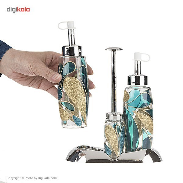 ست آبلیمو خوری گالری انار مدل اشک آبی