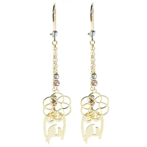 گوشواره طلا 18 عیار ماهک مدل ME0629