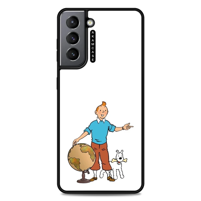 کاور آکام مدل AMC-WSGS21-TINTIN-14 مناسب برای گوشی موبایل سامسونگ Galaxy S21