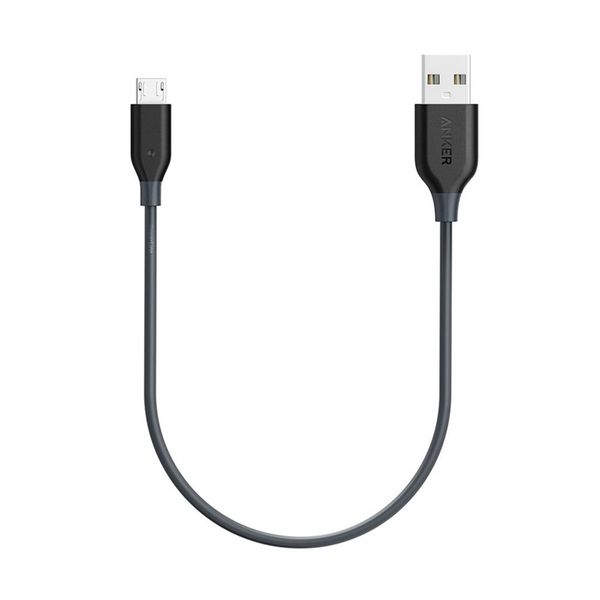 کابل تبدیل USB به microUSB انکر مدل A8131 PowerLine به طول 30 سانتی متر کابل تبدیل USB به microUSB انکر مدل A8131 PowerLine به طول 30 سانتی متر