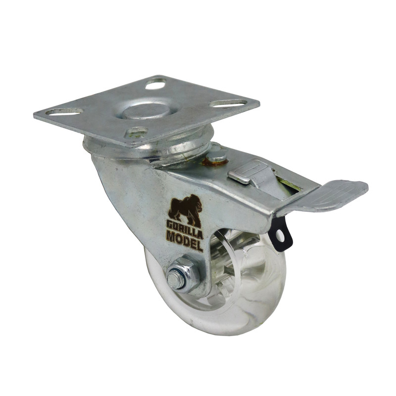 چرخ گردان ترمز دار مدل گوریلا کد YPT-SHISHEI-KAFI-50MM چرخ گردان ترمز دار مدل گوریلا کد YPT-SHISHEI-KAFI-50MM