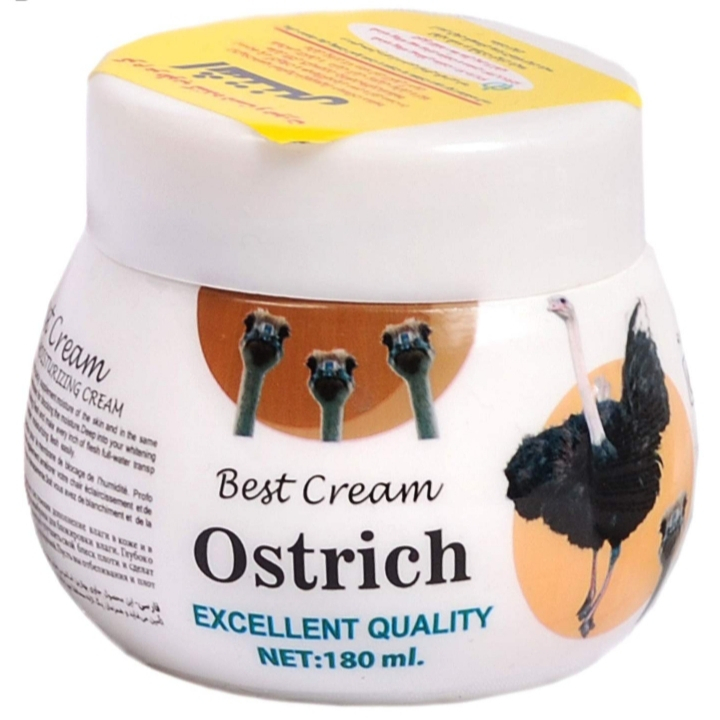 کرم مرطوب کننده اشتنی مدل ostrich حجم 180 میلی لیتر