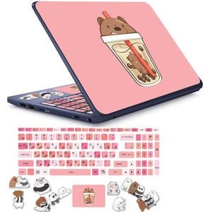 نقد و بررسی استیکر لپ تاپ راتیانا مدل panda kheng 05 مناسب برای لپ تاپ 15 تا 17 اینچ به همراه برچسب حروف فارسی کیبورد توسط خریداران
