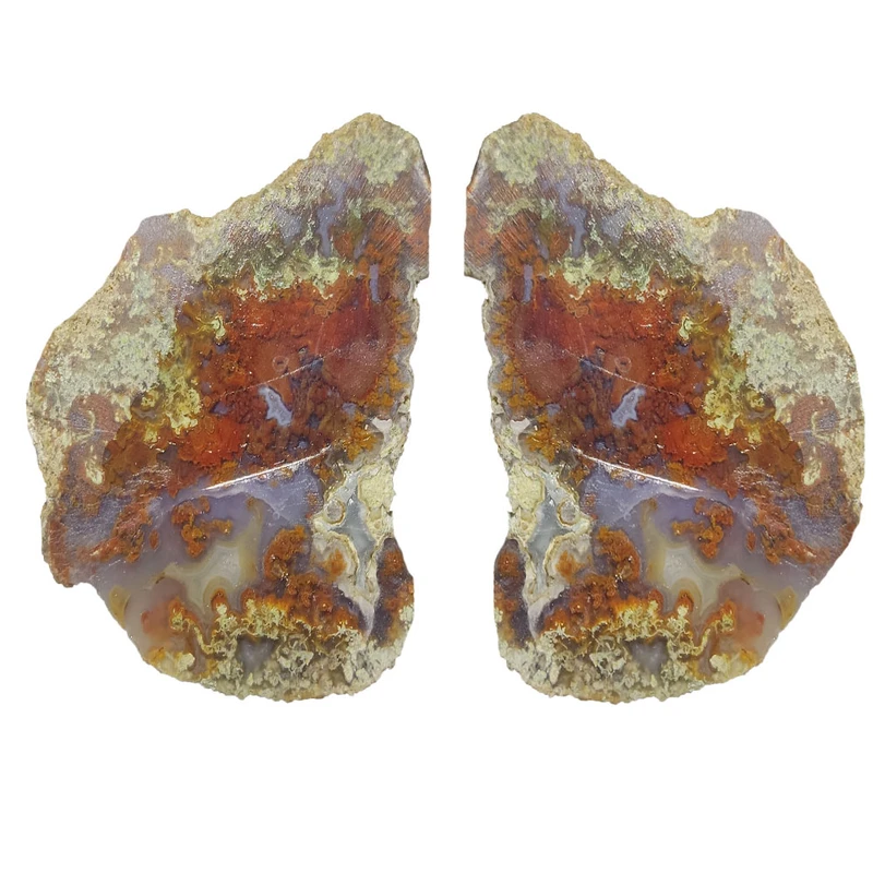 سنگ راف عقیق مدل شجر کد k 2 مجموعه 2 عددی 