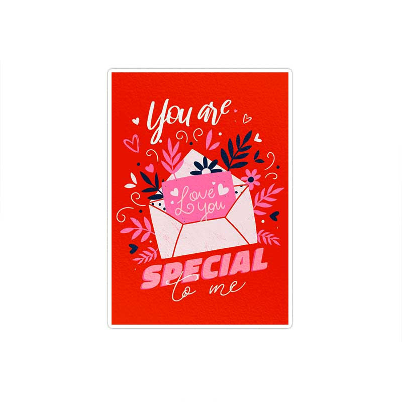 استیکر تزئینی موبایل و تبلت ماسا دیزاین مدل stkv062 طرح عشق