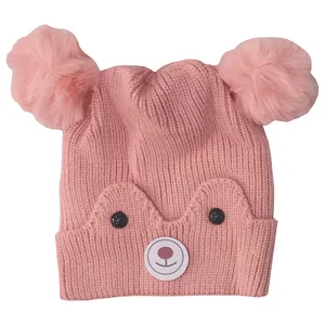 کلاه بافتنی بچگانه مدل خرس کوچولو