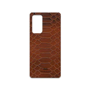 MAHOOT Brown-Snake-Leather Cover Sticker for Motorola Edge 20 Pro