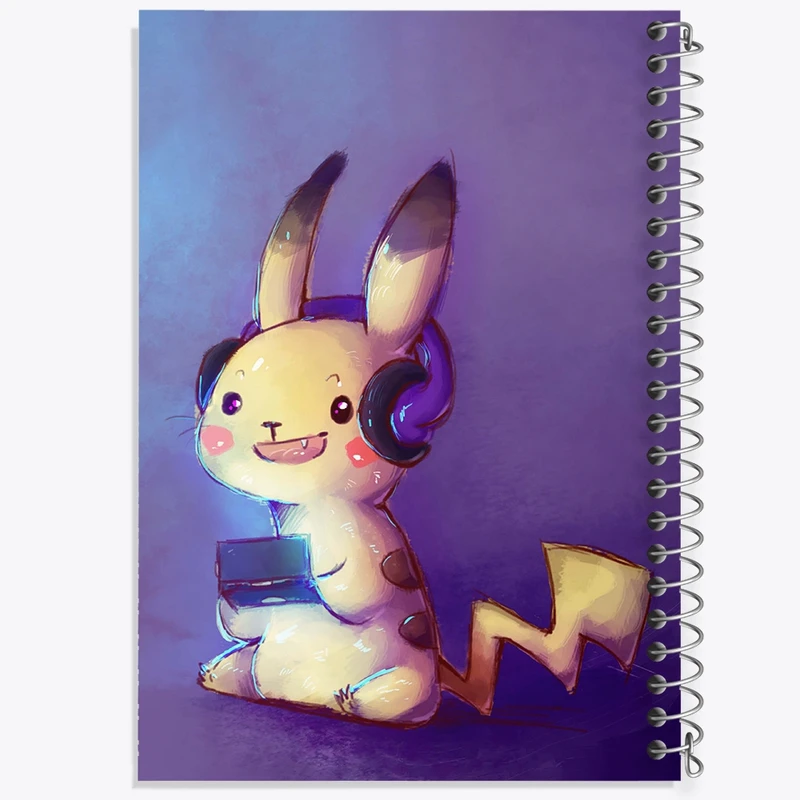 دفتر نقاشی 50 برگ خندالو طرح انیمه پوکمون (Pokemon) کد F2485
