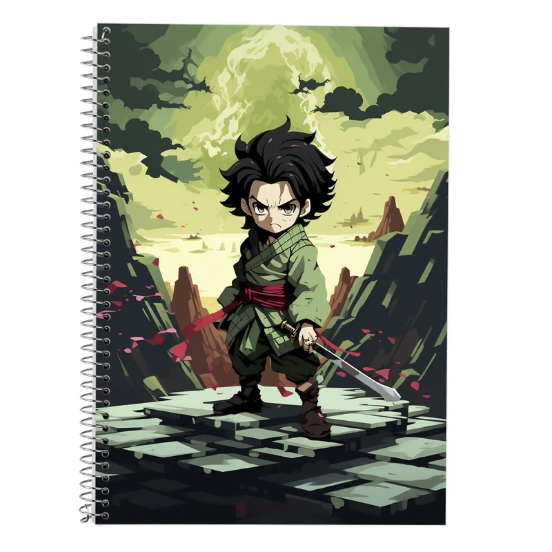 دفتر لغت 50 برگ مدوپد طرح Demon Slayer کد DF11009