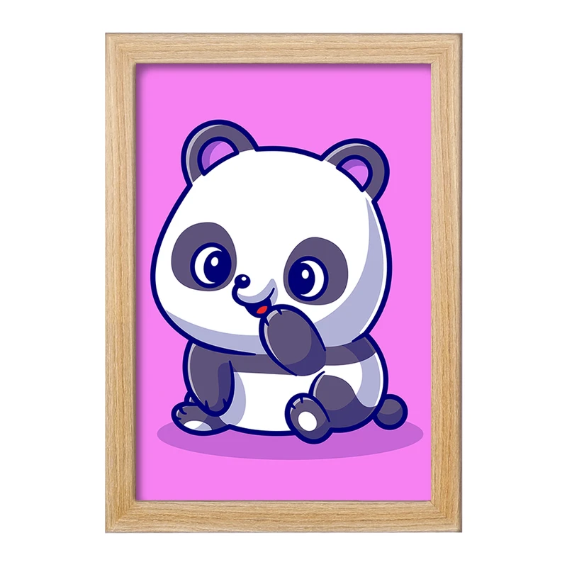 تابلو خندالو مدل  حیوانات بامزه پاندا کد 25432