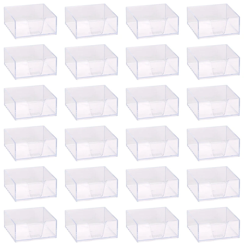 جای کاغذ یادداشت مدل شیشه ای بسته 24 عددی