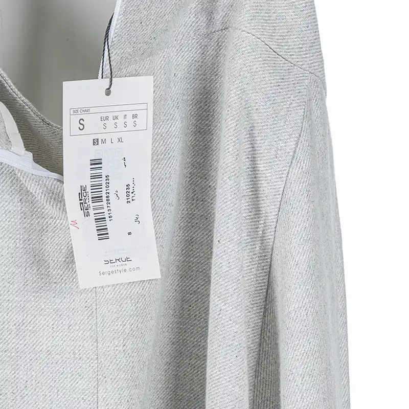 دامن فون زنانه سرژه مدل 210235 رنگ طوسی