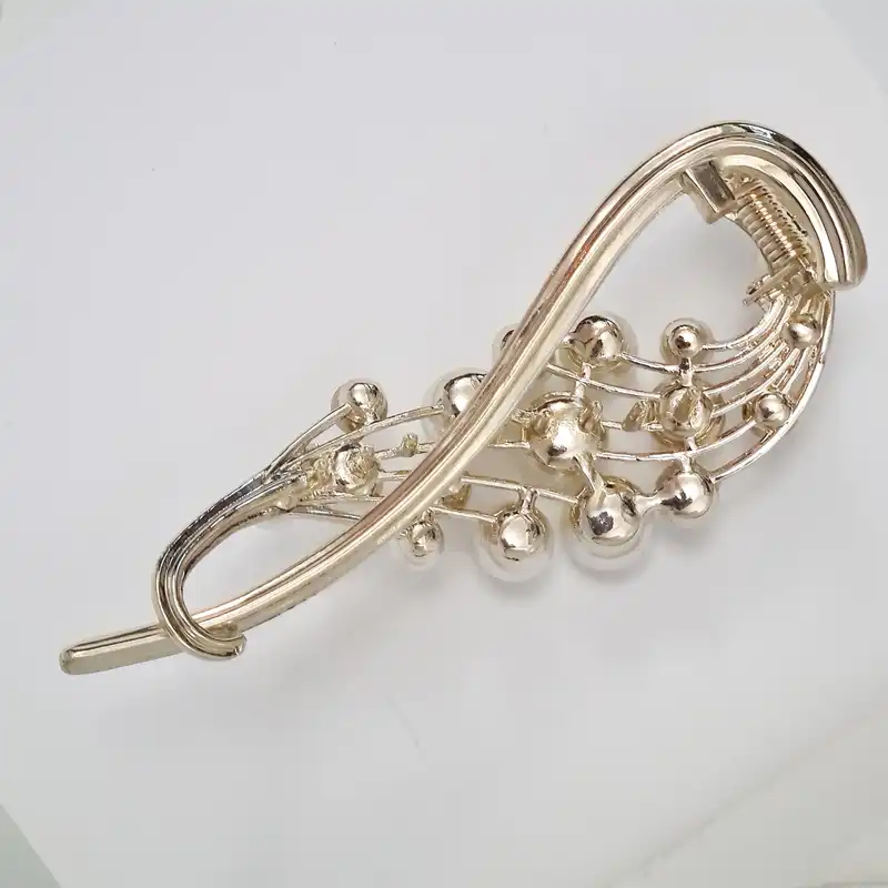 گیره مو زنانه مدل چفتی مرواریدی لوکس کد fengy 1002