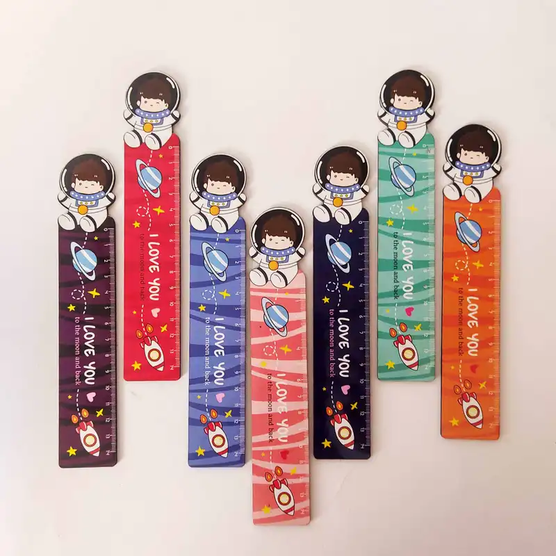 خط کش 14سانتی متر طرح پسر فضانورد