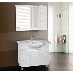ست کابینت روشویی کاسپین مدل آلور به همراه آینه و باکس