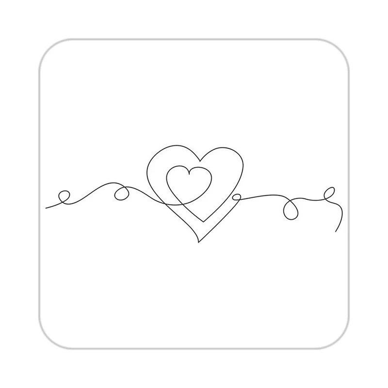 زیر لیوانی کاکتی طرح عاشقانه مدل mp36874