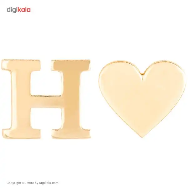 گوشواره طلا 18 عیار رزا مدل EG36