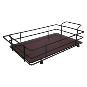 سینی دسته دار طرح مستطیل مدل مهتا کد 703