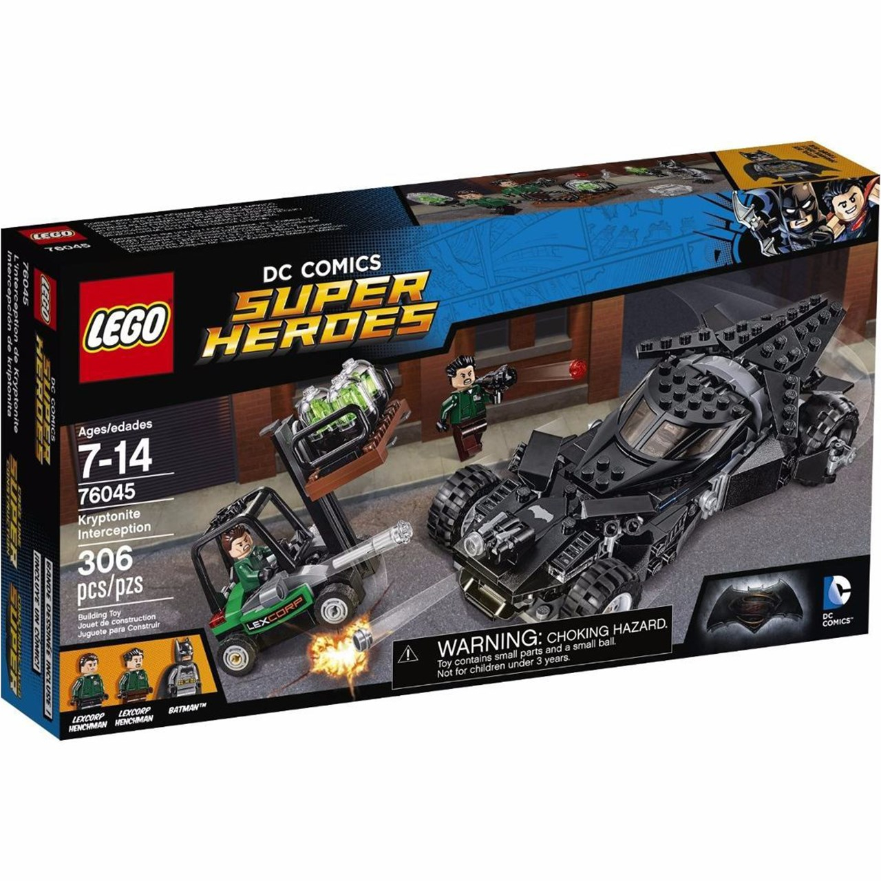 لگو سری Super Heroes مدل Kryptonite Interception 76045