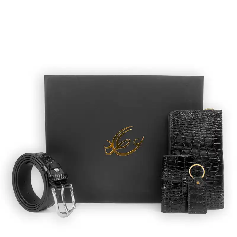 ست هدیه چرم عطارد مدل چرم طبیعی کد A84