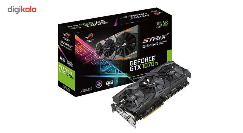 کارت گرافیک ایسوس مدل ROG-STRIX-GTX1070TI-A8G-GAMING 1