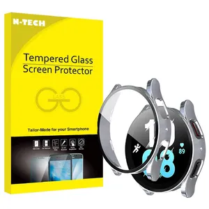 کاور انتک مدل Tempered-N مناسب برای ساعت هوشمند سامسونگ Galaxy Watch 5 44mm به همراه محافظ صفحه نمایش