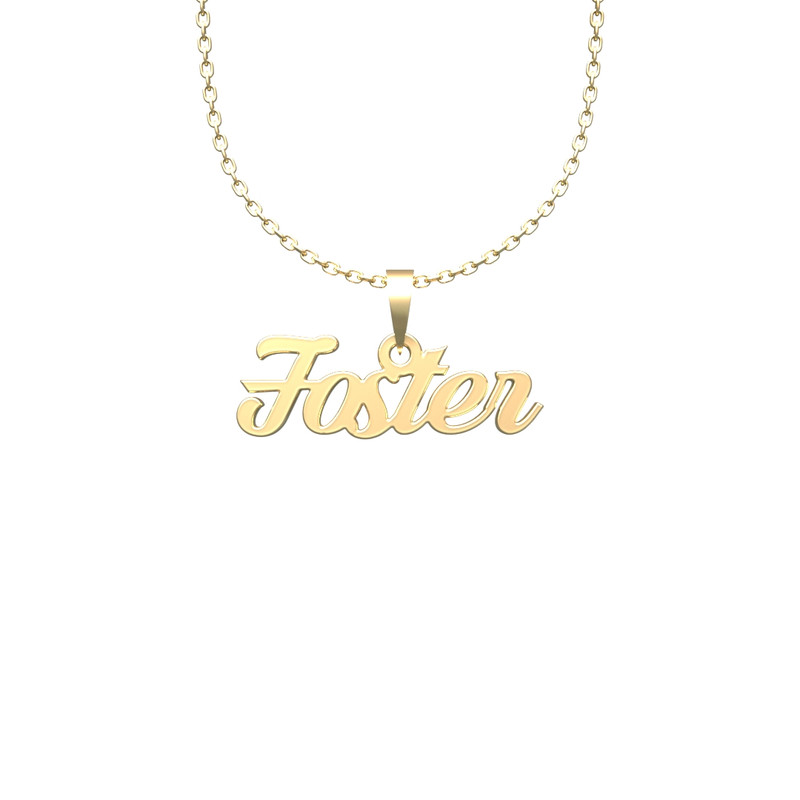 گردنبند طلا 18 عیار زنانه مدوپد مدل Foster گردنبند طلا 18 عیار زنانه مدوپد مدل Foster
