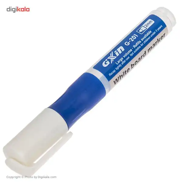 ماژیک وایت برد جیکسین کد G-201 به همراه 2 کارتریج یدک