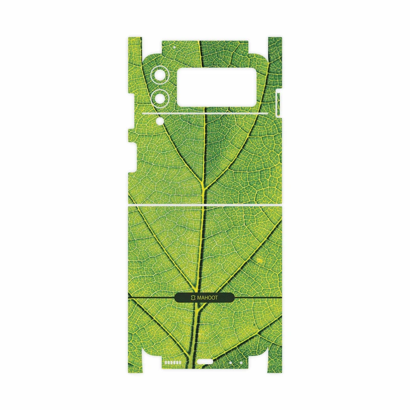 برچسب پوششی ماهوت مدل Leaf-Texture-FullSkin مناسب برای گوشی موبایل سامسونگ Galaxy Z Flip3 5G