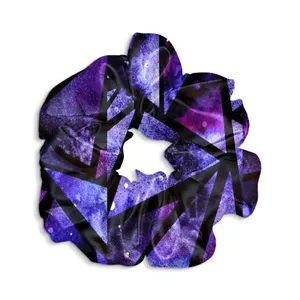 کش مو زنانه مدل اسکرانچی طرح کهکشان