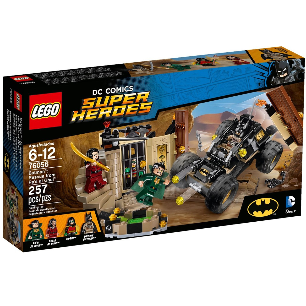 لگو سری Super Heroes مدل Batman Rescue From Ras Al Ghu 76056