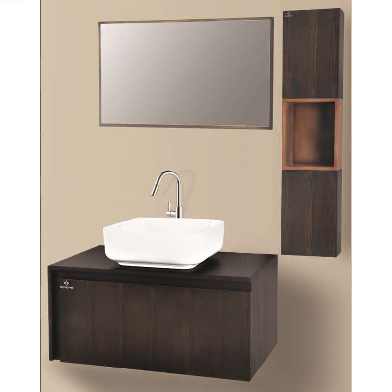 ست کابینت و روشویی بومرنگ مدل پریمیا به همراه آینه و باکس