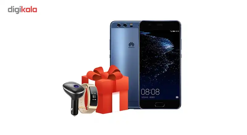 گوشی موبایل هوآوی مدل P10 Plus VKY-L29 دو سیم کارت به همراه دستبند هوشمند و مودم 4G هوآوی