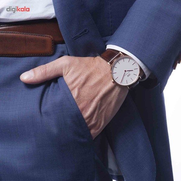 ساعت مچی عقربه ای مردانه مدل DW00100009 -  - 8
