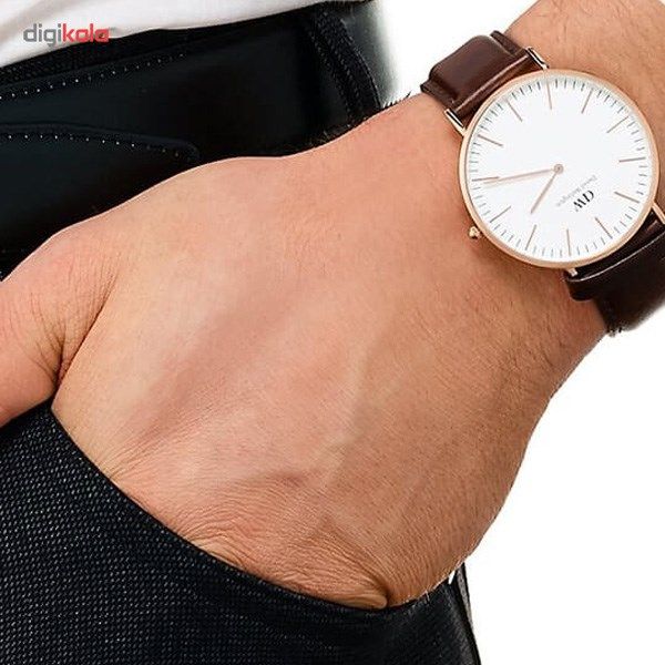 ساعت مچی عقربه ای مردانه مدل DW00100009 -  - 7