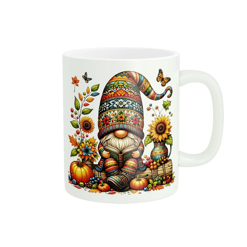 ماگ پادآفرین مدل پاییز طرح عروسکی کتاب کد PM664