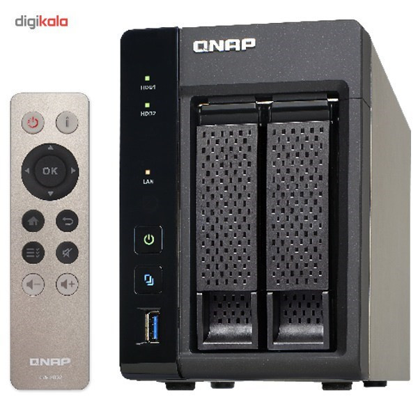ذخیره ساز تحت شبکه کیونپ مدل TS-253A دارای دو سینی فاقد هارددیسک