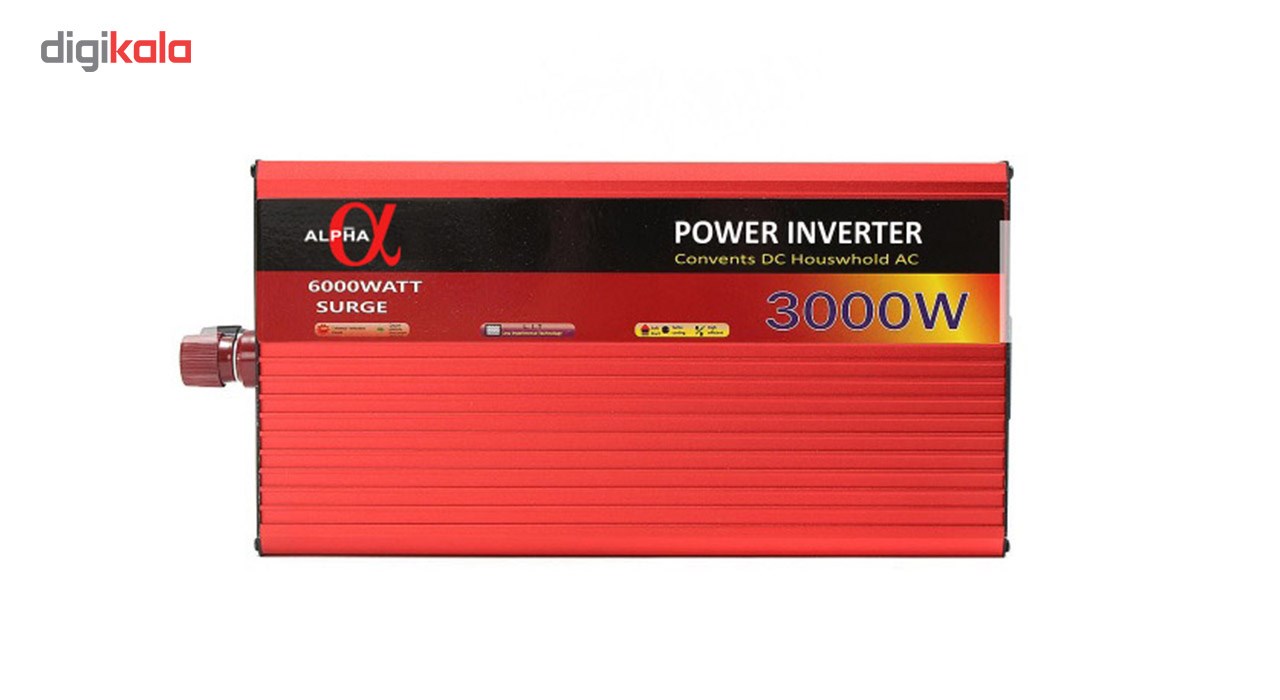 مبدل برق خودرو آلفا مدل 12V-TO-220V-3000W