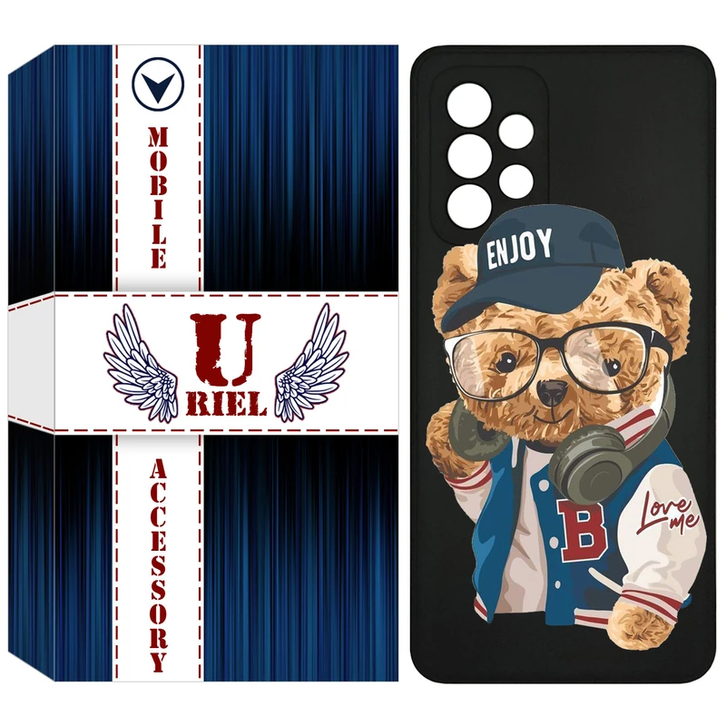 کاور یوریل مدل KSH کد 35 طرح تدی مناسب برای گوشی موبایل سامسونگ Galaxy A72