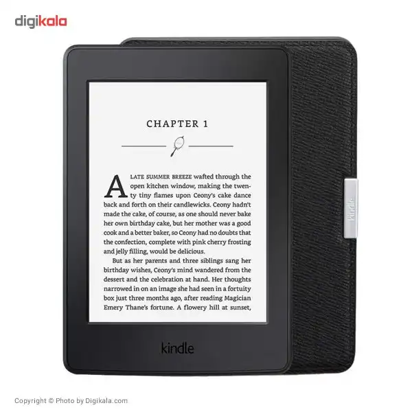 کتاب‌خوان آمازون مدل Kindle نسل هفتم همراه با کاور چرمی - ظرفیت 4 گیگابایت