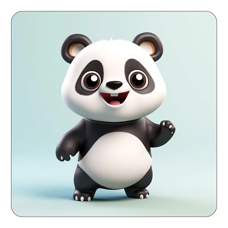 مگنت کاکتی طرح حیوانات کارتونی مدل mp27196