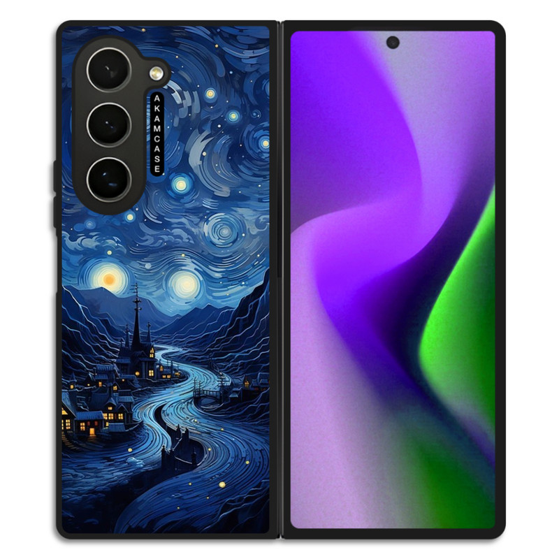 کاور آکام مدل AMC-WSGZFOLD6-VANGOGH-20 مناسب برای گوشی موبایل سامسونگ Galaxy Z Fold 6