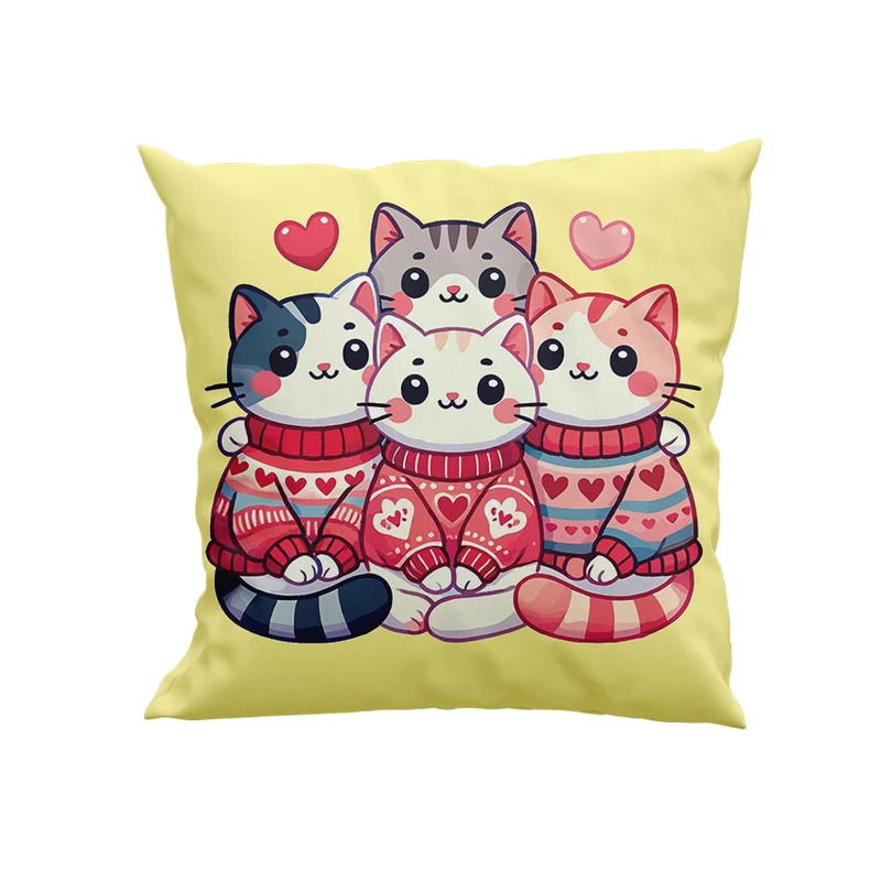 کوسن پاد آفرین مدل گربه ها کد DKK1081