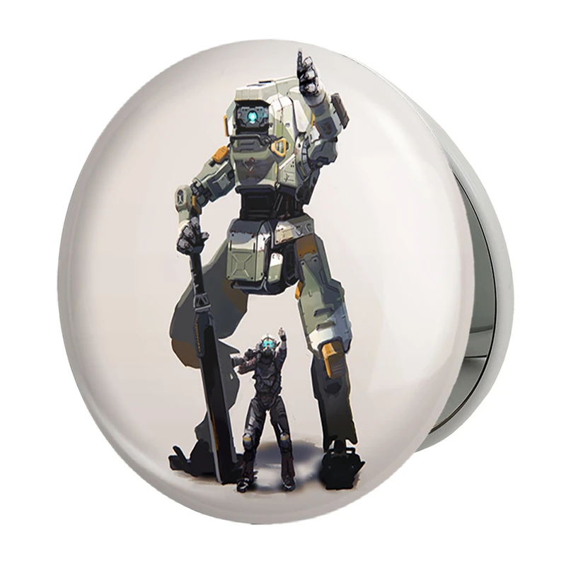 آینه جیبی خندالو طرح بازی تایتان فال (Titanfall) مدل تاشو کد 32618