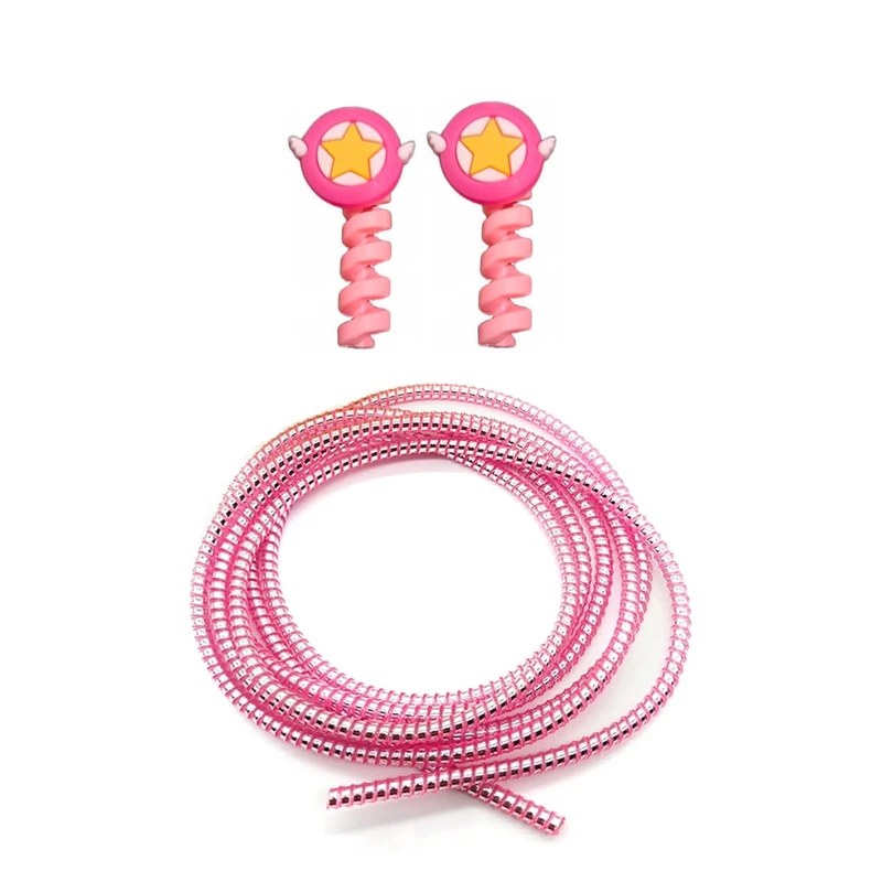 محافظ کابل شارژ و هندزفری مدل Shild98 کد61 بسته سه عددی 