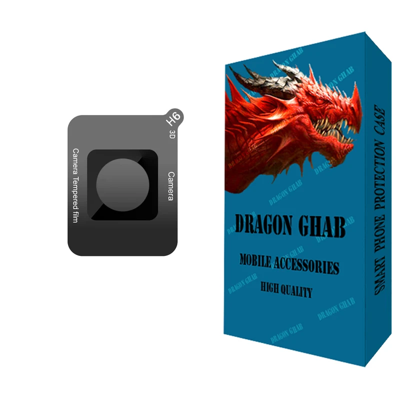 محافظ لنز دوربین دراگون قاب مدل 3D مناسب برای گوشی موبایل شیائومی 12T Pro