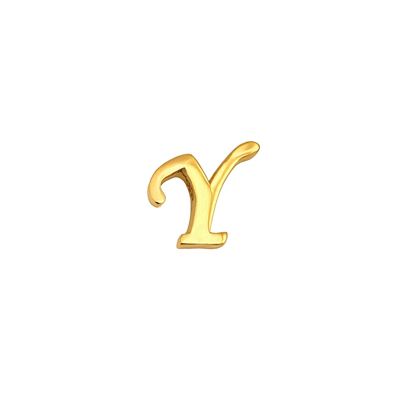 آویز گردنبند طلا 18 عیار زنانه مان گالری طرح حرف Y کد M-100062