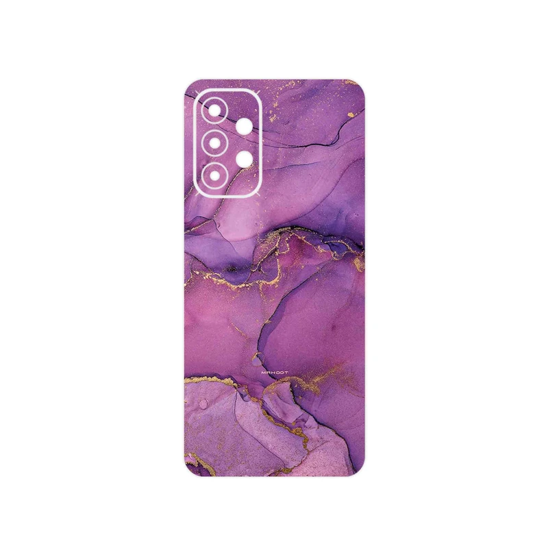 برچسب پوششی ماهوت مدل Purple Marble مناسب برای گوشی موبایل سامسونگ Galaxy A23